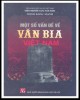 Ebook Một số vấn đề về văn bia Việt Nam: Phần 1