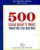 Ebook 500 Giải đáp y học theo yêu cầu bạn đọc: Phần 2 - NXB Thế giới