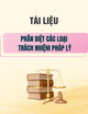 Tài liệu Phân biệt các loại trách nhiệm pháp lý