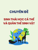 Chuyên đề: Sinh thái học cá thể và quần thể sinh vật