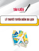 Tài liệu Lý thuyết tuyến điểm du lịch