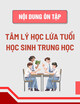 Nội dung ôn tập Tâm lý học lứa tuổi học sinh trung học