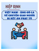 Hiệp định giữa nước Cộng hòa Xã hội Chủ nghĩa Việt Nam và nước Cộng hòa Ăng-gô-la về chuyển giao người bị kết án phạt tù