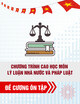Đề cương ôn tập Chương trình cao học môn Lý luận Nhà nước và pháp luật