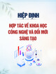 Hiệp định hợp tác về khoa học công nghệ và đổi mới sáng tạo giữa Chính phủ nước Cộng hòa Xã hội chủ nghĩa Việt Nam và Chính phủ nước Cộng hòa Pháp