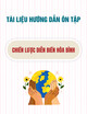 Tài liệu hướng dẫn ôn tập Chiến lược diễn biến hòa bình