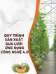 Quy trình sản xuất dưa lưới ứng dụng công nghệ 4.0 (Hệ thống tưới phân tự động, điều khiển từ xa qua smartphone)
