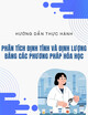 Hướng dẫn thực hành Phân tích định tính và định lượng bằng các phương pháp hóa học