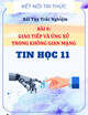 Bài Tập Trắc Nghiệm Bài 6: Giao Tiếp Và ứNg Xử Trong Không Gian Mạng - Tin Học 11 - Kết Nối Tri Thức (Kèm Đề + Đáp án chi tiết)