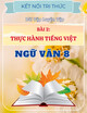 Bài Tập Trắc Nghiệm Bài 2 - Thực Hành Tiếng Việt - Ngữ Văn 8 - Kết Nối Tri Thức