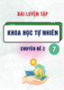 Bài luyện tập môn Khoa học tự nhiên lớp 7 (Chuyên đề 2)