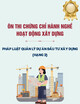 Ôn thi chứng chỉ hành nghề hoạt động xây dựng: Pháp luật Quản lý dự án đầu tư xây dựng (Hạng 2)