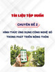 Tài liệu tập huấn chuyển đổi số trong xây dựng nông thôn mới - Chuyên đề 2: Các hình thức ứng dụng công nghệ số trong phát triển nông thôn (chính quyền số, xã hội kinh tế và du lịch)
