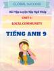 Bài Tập Luyện Tập Ngữ Pháp Unit 1: Local Community - Tiếng Anh 9 - Global Success (Có đáp án chi tiết)
