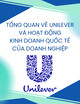Tổng quan về Unilever và hoạt động kinh doanh quốc tế của doanh nghiệp